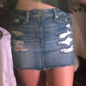 American eagle denim skirt